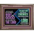 DO THAT WHICH IS RIGHT AND GOOD IN THE SIGHT OF THE LORD  Righteous Living Christian Wooden Frame  GWMARVEL10533  "36X31"