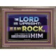 THE LORD IS UPRIGHT AND MY ROCK  Church Wooden Frame  GWMARVEL10535  