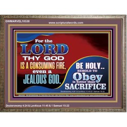 TO OBEY IS BETTER THAN SACRIFICE  Scripture Art Prints Wooden Frame  GWMARVEL10538  "36X31"