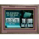 BLESSED IS THE MAN WHOSE STRENGTH IS IN THE LORD  Christian Paintings  GWMARVEL10560  