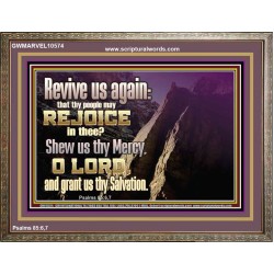 REVIVE US AGAIN O LORD  Scriptures Wall Art  GWMARVEL10574  