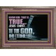 JESUS CHRIST THE TRUE GOD AND ETERNAL LIFE  Christian Wall Art  GWMARVEL10581  