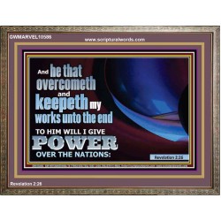 HE THAT ENDURES TO THE END  Wall & Art Décor  GWMARVEL10586  "36X31"