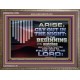 ARISE CRY OUT IN THE NIGHT IN THE BEGINNING OF THE WATCHES  Christian Quotes Wooden Frame  GWMARVEL10596  