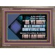 BE YE HOLY IN ALL MANNER OF CONVERSATION  Custom Wall Scripture Art  GWMARVEL10601  