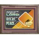 GO OUT WITH JOY AND BE LED FORTH WITH PEACE  Custom Inspiration Bible Verse Wooden Frame  GWMARVEL10617  