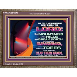 YOU WILL GO OUT WITH JOY AND BE GUIDED IN PEACE  Custom Inspiration Bible Verse Wooden Frame  GWMARVEL10618  