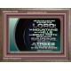 GO OUT WITH CELEBRATION AND BACK IN PEACE  Unique Bible Verse Wooden Frame  GWMARVEL10618B  