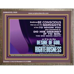DOING THE DESIRE OF GOD LEADS TO RIGHTEOUSNESS  Bible Verse Wooden Frame Art  GWMARVEL10628  "36X31"