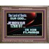 THE LORD OF HOSTS JEHOVAH TZVA'OT IS HIS NAME  Bible Verse for Home Wooden Frame  GWMARVEL10634  "36X31"