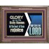 THE HEART OF THEM THAT SEEK THE LORD REJOICE  Righteous Living Christian Wooden Frame  GWMARVEL10657  "36X31"