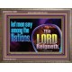 THE LORD REIGNETH FOREVER  Church Wooden Frame  GWMARVEL10668  