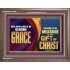 A GIVEN GRACE ACCORDING TO THE MEASURE OF THE GIFT OF CHRIST  Children Room Wall Wooden Frame  GWMARVEL10669  "36X31"
