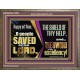 O PEOPLE SAVED BY THE LORD  Children Room Wall Wooden Frame  GWMARVEL10699  