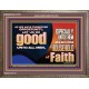 DO GOOD UNTO ALL MEN ESPECIALLY THE HOUSEHOLD OF FAITH  Church Wooden Frame  GWMARVEL10707  
