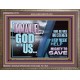 IMMANUEL..GOD WITH US MIGHTY TO SAVE  Unique Power Bible Wooden Frame  GWMARVEL10712  