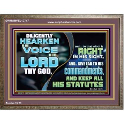 DILIGENTLY HEARKEN TO THE VOICE OF THE LORD THY GOD  Children Room  GWMARVEL10717  "36X31"