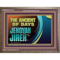 THE ANCIENT OF DAYS JEHOVAH JIREH  Scriptural Décor  GWMARVEL10732  "36X31"