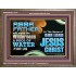ABBA FATHER WILL MAKE OUR WILDERNESS A POOL OF WATER  Christian Wooden Frame Art  GWMARVEL10737  "36X31"