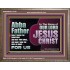 ABBA FATHER SHALT THRESH THE MOUNTAINS AND BEAT THEM SMALL  Christian Wooden Frame Wall Art  GWMARVEL10739  "36X31"