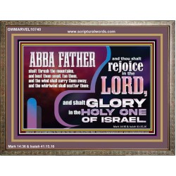 ABBA FATHER SHALL SCATTER ALL OUR ENEMIES AND WE SHALL REJOICE IN THE LORD  Bible Verses Wooden Frame  GWMARVEL10740  