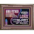 ABBA FATHER SHALL SCATTER ALL OUR ENEMIES AND WE SHALL REJOICE IN THE LORD  Bible Verses Wooden Frame  GWMARVEL10740  "36X31"
