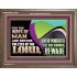 THE WAYS OF MAN ARE BEFORE THE EYES OF THE LORD  Contemporary Christian Wall Art Wooden Frame  GWMARVEL10765  "36X31"