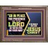GO IN PEACE THE PRESENCE OF THE LORD BE WITH YOU ON YOUR WAY  Scripture Art Prints Wooden Frame  GWMARVEL10769  "36X31"