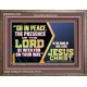 GO IN PEACE THE PRESENCE OF THE LORD BE WITH YOU ON YOUR WAY  Scripture Art Prints Wooden Frame  GWMARVEL10769  