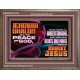JEHOVAH SHALOM THE PEACE OF GOD KEEP YOUR HEARTS AND MINDS  Bible Verse Wall Art Wooden Frame  GWMARVEL10782  