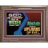 GOD IS ANGRY WITH THE WICKED EVERY DAY  Biblical Paintings Wooden Frame  GWMARVEL10790  "36X31"