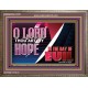 O LORD THAT ART MY HOPE IN THE DAY OF EVIL  Christian Paintings Wooden Frame  GWMARVEL10791  