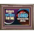 THE LORD HATH DEALT BOUNTIFULLY WITH THEE  Contemporary Christian Art Wooden Frame  GWMARVEL10792  "36X31"