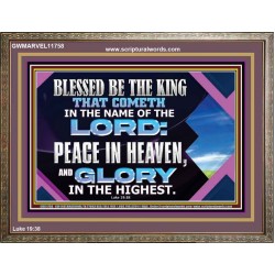 PEACE IN HEAVEN AND GLORY IN THE HIGHEST  Church Wooden Frame  GWMARVEL11758  "36X31"