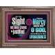 IN THY SIGHT SHALL NO MAN LIVING BE JUSTIFIED  Church Decor Wooden Frame  GWMARVEL11919  
