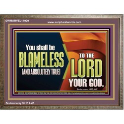 BE ABSOLUTELY TRUE TO THE LORD OUR GOD  Children Room Wooden Frame  GWMARVEL11920  "36X31"