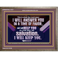 THIS IS WHAT THE LORD SAYS I WILL ANSWER YOU IN A TIME OF FAVOR  Unique Scriptural Picture  GWMARVEL12027  "36X31"