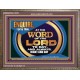 THE WORD OF THE LORD IS FOREVER SETTLED  Ultimate Inspirational Wall Art Wooden Frame  GWMARVEL12035  