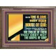 FOR THE TIME IS COME THAT JUDGEMENT MUST BEGIN AT THE HOUSE OF THE LORD  Modern Christian Wall Décor Wooden Frame  GWMARVEL12075  