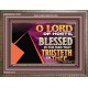 THE MAN THAT TRUSTETH IN THEE  Bible Verse Wooden Frame  GWMARVEL12104  