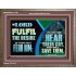 THE LORD FULFIL THE DESIRE OF THEM THAT FEAR HIM  Custom Inspiration Bible Verse Wooden Frame  GWMARVEL12148  "36X31"