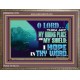 THOU ART MY HIDING PLACE AND SHIELD  Large Custom Wooden Frame   GWMARVEL12159  