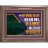 HEAR ME O LORD I WILL KEEP THY STATUTES  Bible Verse Wooden Frame Art  GWMARVEL12162  "36X31"