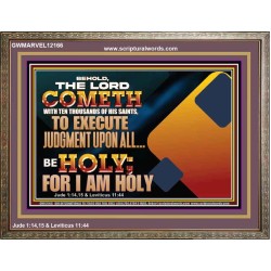 THE LORD COMETH WITH TEN THOUSANDS OF HIS SAINTS TO EXECUTE JUDGEMENT  Bible Verse Wall Art  GWMARVEL12166  "36X31"