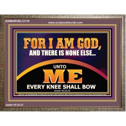 UNTO ME EVERY KNEE SHALL BOW  Scripture Wall Art  GWMARVEL12176  "36X31"