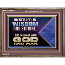 INCREASED IN FAVOUR WITH GOD AND MAN  Eternal Power Picture  GWMARVEL12243  "36X31"