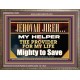 JEHOVAH JIREH MY HELPER THE PROVIDER FOR MY LIFE  Unique Power Bible Wooden Frame  GWMARVEL12249  