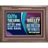 VALLEY SHALL BE FILLED WITH WATER THAT YE MAY DRINK  Sanctuary Wall Wooden Frame  GWMARVEL12358  "36X31"