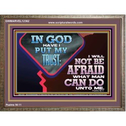 IN GOD I HAVE PUT MY TRUST  Ultimate Power Picture  GWMARVEL12362  "36X31"
