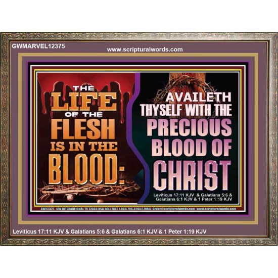 AVAILETH THYSELF WITH THE PRECIOUS BLOOD OF CHRIST  Children Room  GWMARVEL12375  